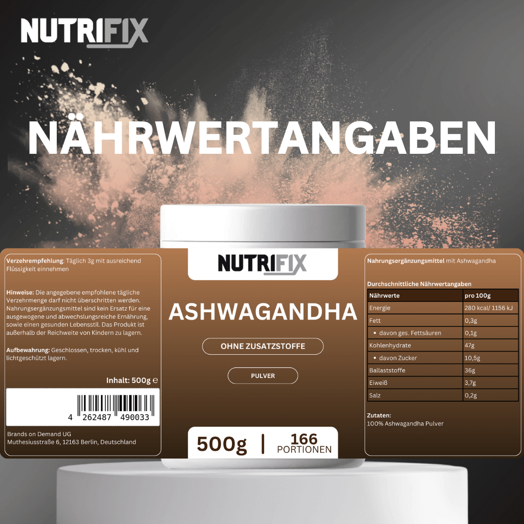 Ashwagandha Pulver Bundle - Nutrifix