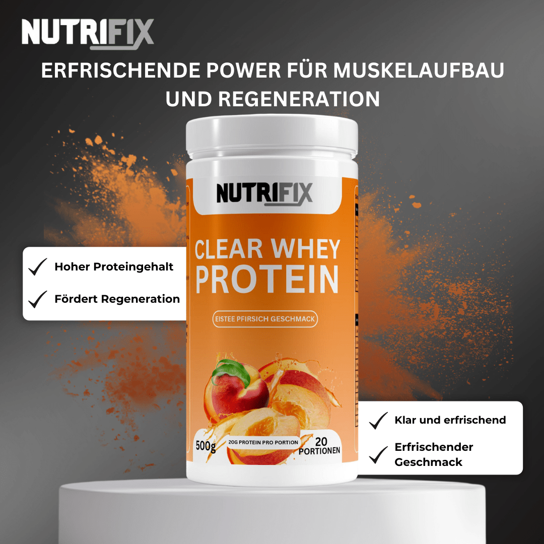 Clear Whey Protein - Eistee Pfirsich Bundle - Nutrifix