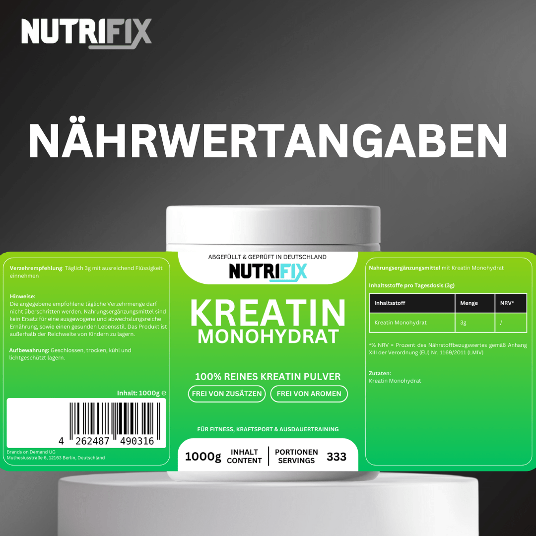 Kreatin Monohydrat Bundle - Nutrifix