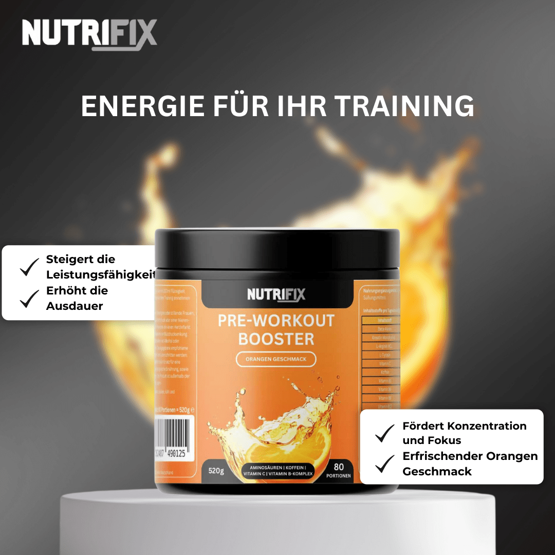 Pre - Workout Booster - Orange Bundle - Nutrifix