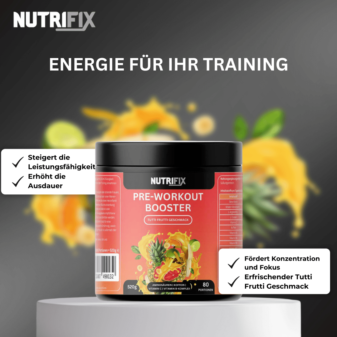 Pre - Workout Booster - Tutti Frutti Bundle - Nutrifix