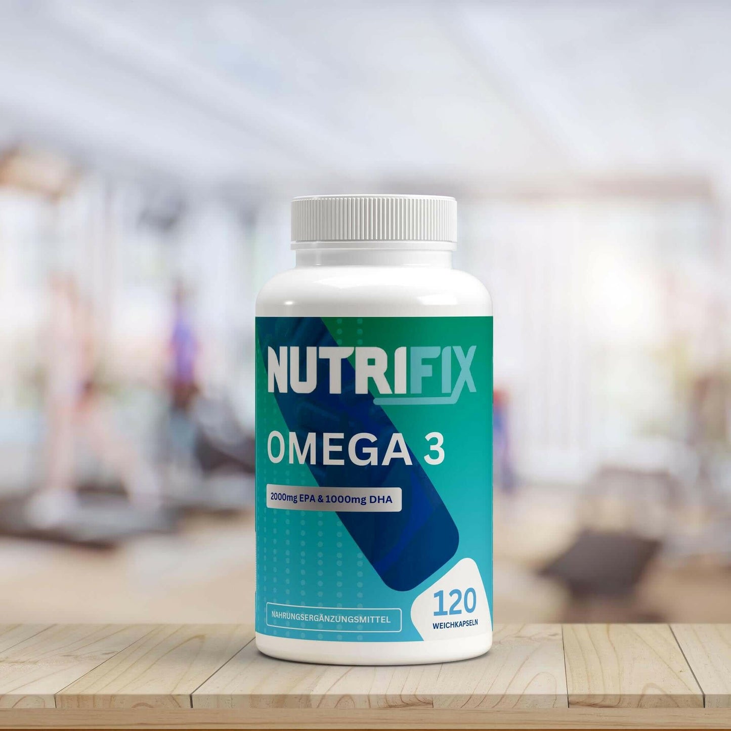 Omega 3 Kapseln Bundle von Nutrifix, hochwertiges und veganes Nahrungsergänzungsmittel aus Deutschland. Unterstützt die Gesundheit mit besten Inhaltsstoffen..