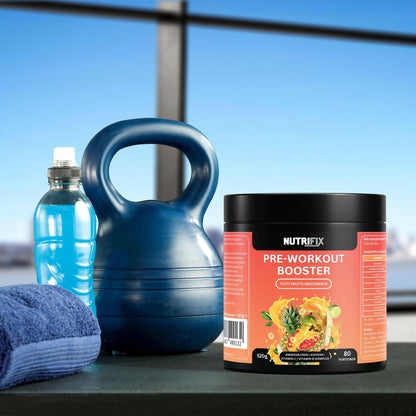 Pre-Workout Booster - Tutti Frutti Bundle von Nutrifix, hochwertiges und veganes Nahrungsergänzungsmittel aus Deutschland. Unterstützt die Gesundheit mit besten Inhaltsstoffen..