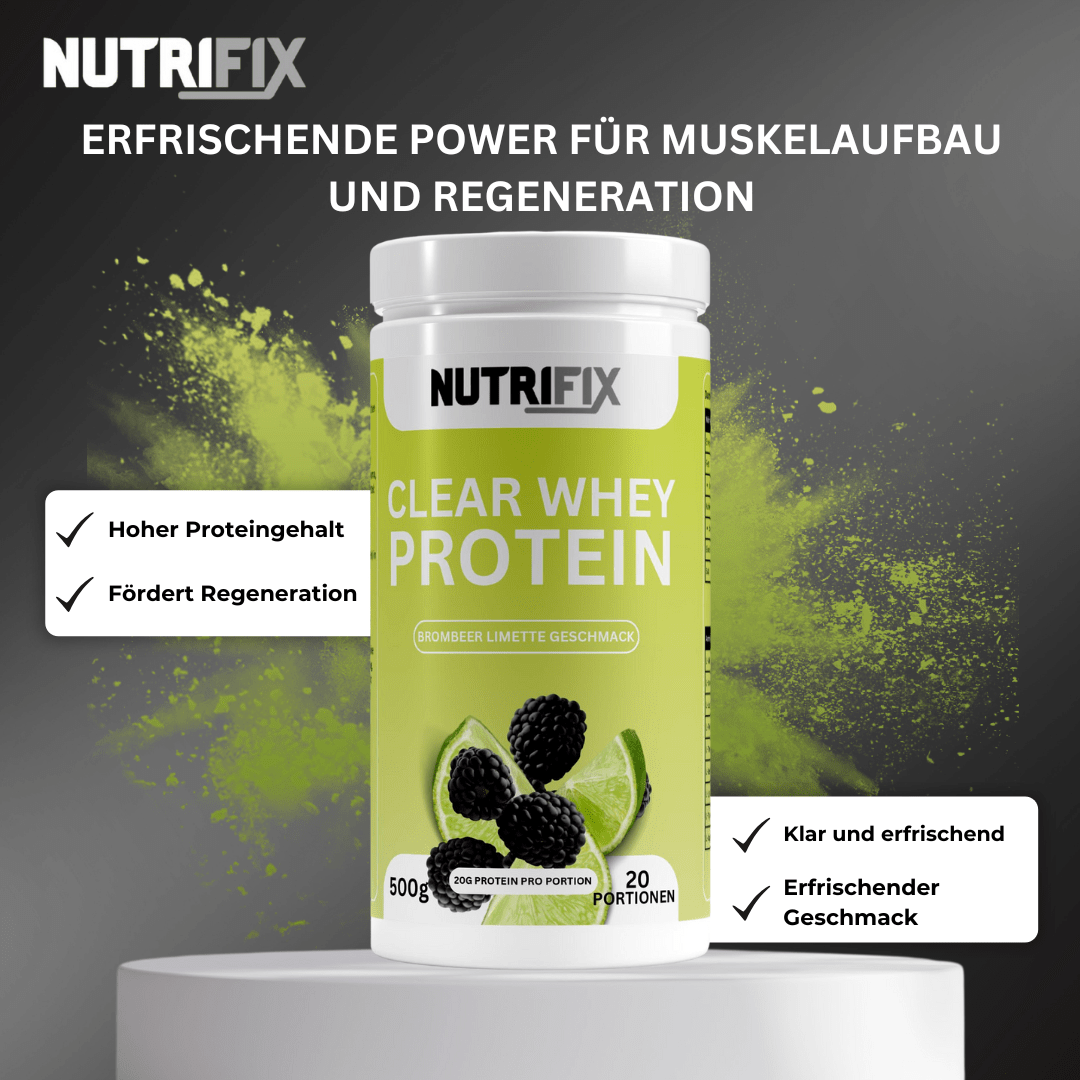Clear Whey Protein - Brombeere - Limette Bundle - Nutrifix